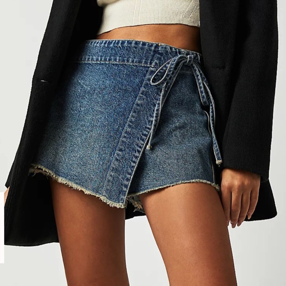 We The Free Emmy Denim Skort